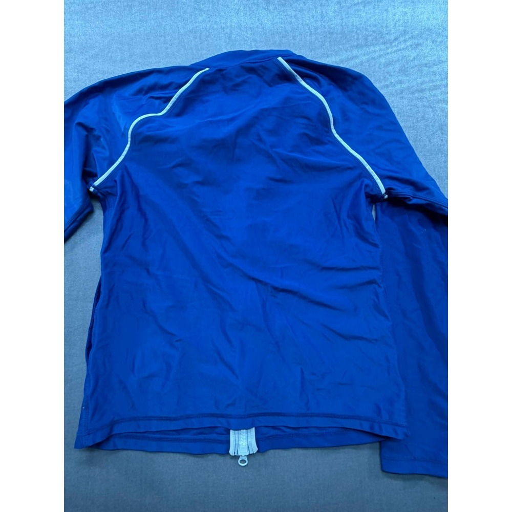 NWT UV Skinwear Zip up Women Jacket Swimming Beach Blue Size Small - Picture 5 of 8